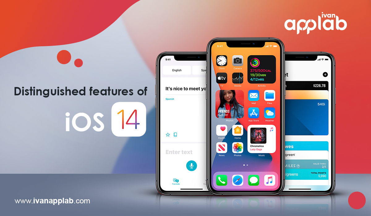 Distinguished features of ios 14